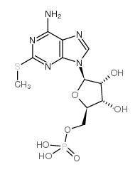 2-Methylthio-AMP TEA salt Structure