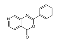 2-Phenylpyrido[3,4-d]-1,3-oxazin-4-one结构式