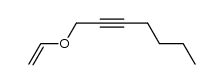 1-vinyloxy-hept-2-yne结构式
