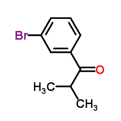 1-(3-bromophenyl)-2-methylpropan-1-one Structure