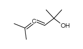 2,5-dimethyl-hexa-3,4-dien-2-ol结构式
