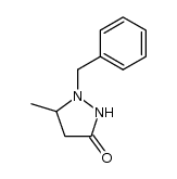 1-benzyl-5-methylpyrazolidin-3-one结构式