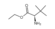 ethyl (R)-2-amino-3,3-dimethylbutanoate Structure