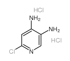 3,4-二氨基-6-氯吡啶结构式