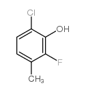 6-氯-2-氟-3-甲基苯酚结构式