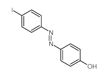 Phenol,4-[2-(4-iodophenyl)diazenyl]-结构式