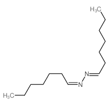 Heptanal,2-heptylidenehydrazone structure