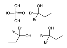 1,1-dibromopropan-1-ol,phosphoric acid Structure
