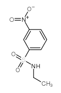 N-乙基-3-硝基苯磺酰胺结构式