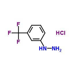 (3-(Trifluoromethyl)phenyl)hydrazine hydrochloride Structure