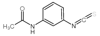 N-(3-异硫氰酸根合苯基)乙酰胺结构式