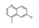 6-fluoro-4-methylquinoline Structure