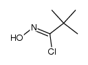 1-chloro-2,2-dimethyl-propan-1-one oxime结构式
