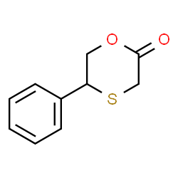 5-Phenyl-1,4-oxathian-2-one Structure