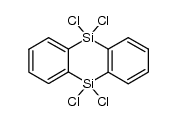 9,9,10,10-Tetrachloro-9,10-dihydro-9,10-disilaanthracene结构式