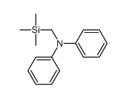 N-phenyl-N-(trimethylsilylmethyl)aniline结构式
