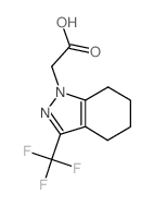 (3-Trifluoromethyl-4,5,6,7-tetrahydro-indazol-1-yl)-acetic acid Structure