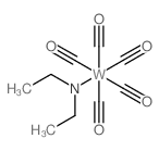 carbon monoxide,diethylazanide,tungsten Structure