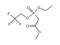 methyl ethyl(2,2,2-trifluoroethyl)phosphonoacetate Structure