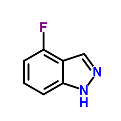 4-氟-1H-吲唑结构式