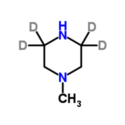 N-甲基哌嗪-3,3,5,5-d4结构式