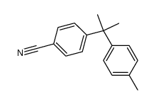 2-(4'-cyanophenyl)-2-(4''-methylphenyl)propane Structure