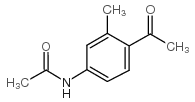 4'-乙酰氨基-2'-甲基乙酰苯结构式