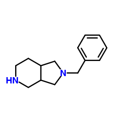 2-苄基-八氢-吡咯3,4-C吡啶结构式