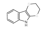 2,3-二氢-5H-1,4-二噻嗪[2,3-b]吲哚结构式