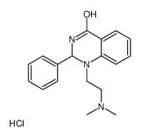 1-[2-(dimethylamino)ethyl]-2-phenyl-2,3-dihydroquinazolin-4-one,hydrochloride结构式