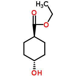 反-4-羟基环己烷甲酸乙酯结构式