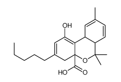 1-hydroxy-6,6,9-trimethyl-3-pentyl-6a,10a-dihydro-4H-benzo[c]chromene-4a-carboxylic acid结构式