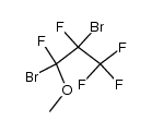 (1,2-dibromo-1,2,3,3,3-pentafluoro-propyl)-methyl ether Structure