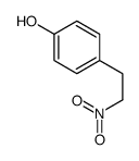 1-Aci-nitro-2-(p-hydroxyphenyl)ethane结构式