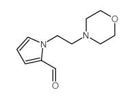 1-(2-MORPHOLIN-4-YL-ETHYL)-1H-PYRROLE-2-CARBALDEHYDE structure