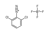 2,6-dichlorobenzenediazonium tetrafluoroborate结构式