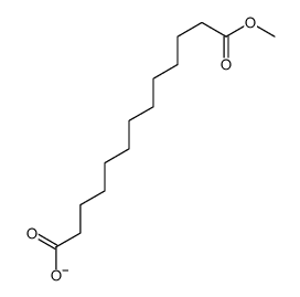 13-methoxy-13-oxotridecanoate Structure