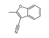 3-Benzofurancarbonitrile,结构式