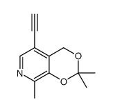 5-ethynyl-2,2,8-trimethyl-4H-[1,3]dioxino[4,5-c]pyridine Structure