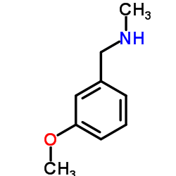 N-甲基-3-甲氧基苄胺结构式