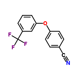 4-[3-(Trifluoromethyl)phenoxy]benzonitrile Structure