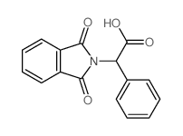 2-(1,3-dioxoisoindol-2-yl)-2-phenyl-acetic acid Structure