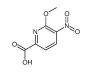 6-甲氧基-5-硝基-2-吡啶羧酸结构式