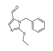 3-benzyl-2-ethylsulfanylimidazole-4-carbaldehyde结构式