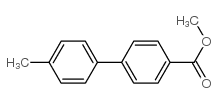 4’-甲基[1,1’-联苯]-4-甲酸甲酯结构式