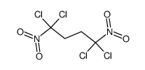 1,1,4,4-tetrachloro-1,4-dinitro-butane Structure