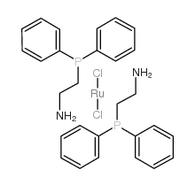Dichlorobis(2-(二苯基膦)乙胺)钌(II)结构式