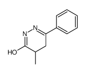 5-methyl-3-phenyl-4,5-dihydro-1H-pyridazin-6-one结构式