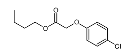 butyl (4-chlorophenoxy)acetate结构式