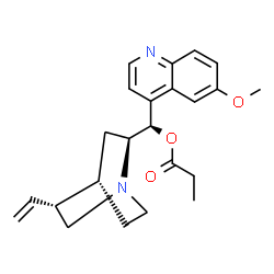 (9R)-6'-Methoxycinchonan-9-yl propionate Structure
